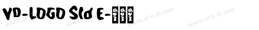 VD-LOGO Std E字体转换